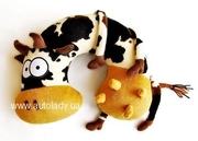 Детская плюшевая игрушка подушка-зверюшка