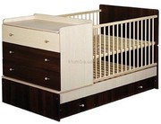 Детская кроватка трансформер klump Kompact