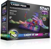 Светодиодный конструктор Laser Pegs Дракон 57 в 1