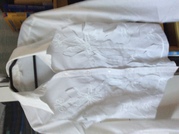 Блузка белая с длинным рукавом нарядная